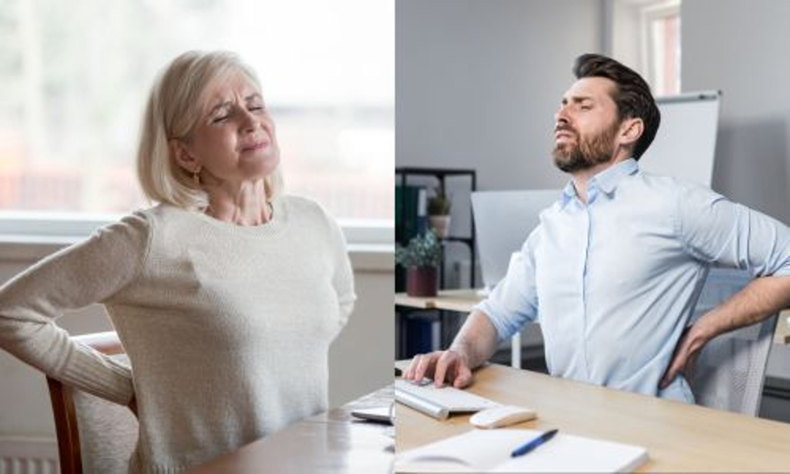 Rücken nach dem Bürotag entlasten